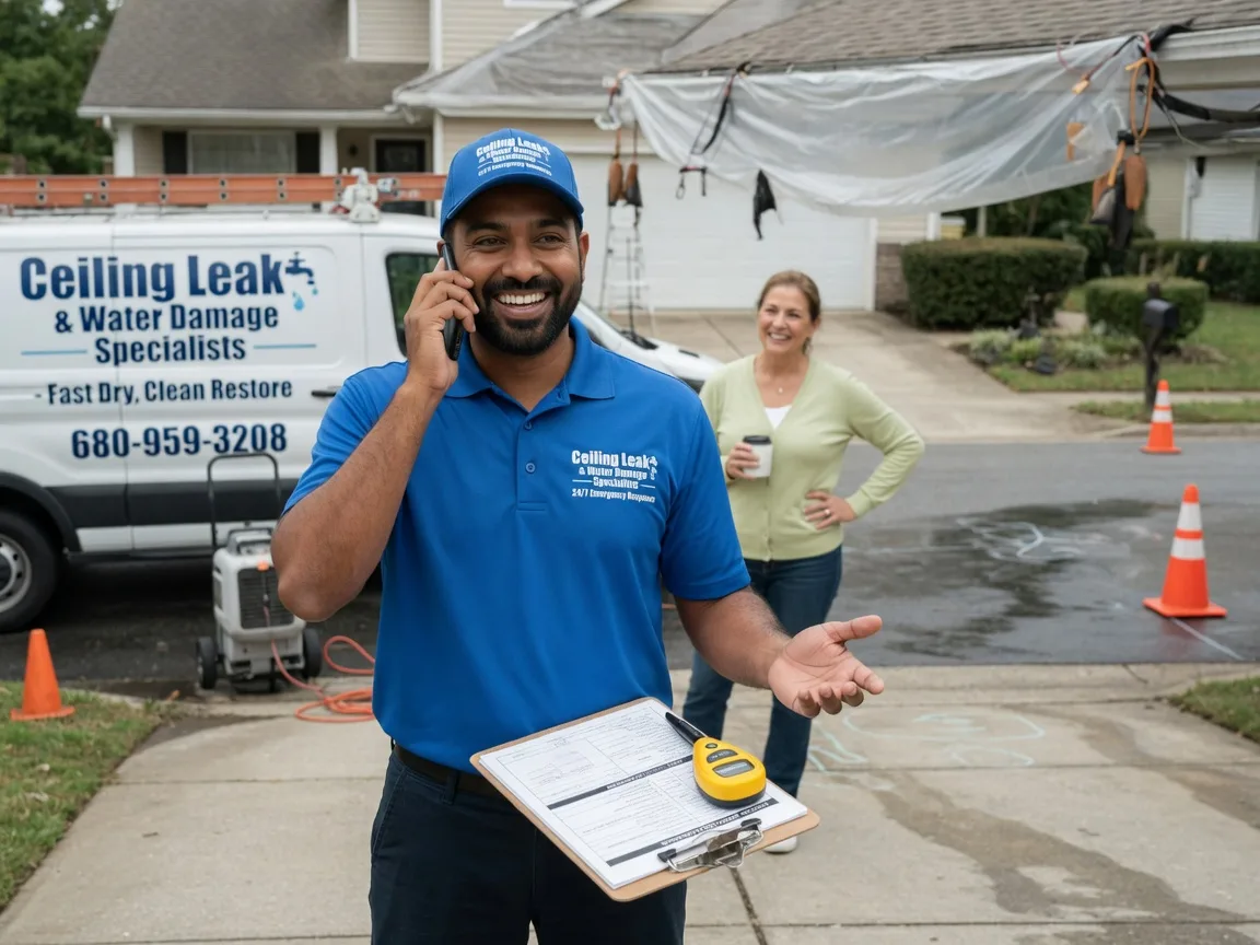 Ceiling Leak Cleanup Midland Park, NJ FAQs